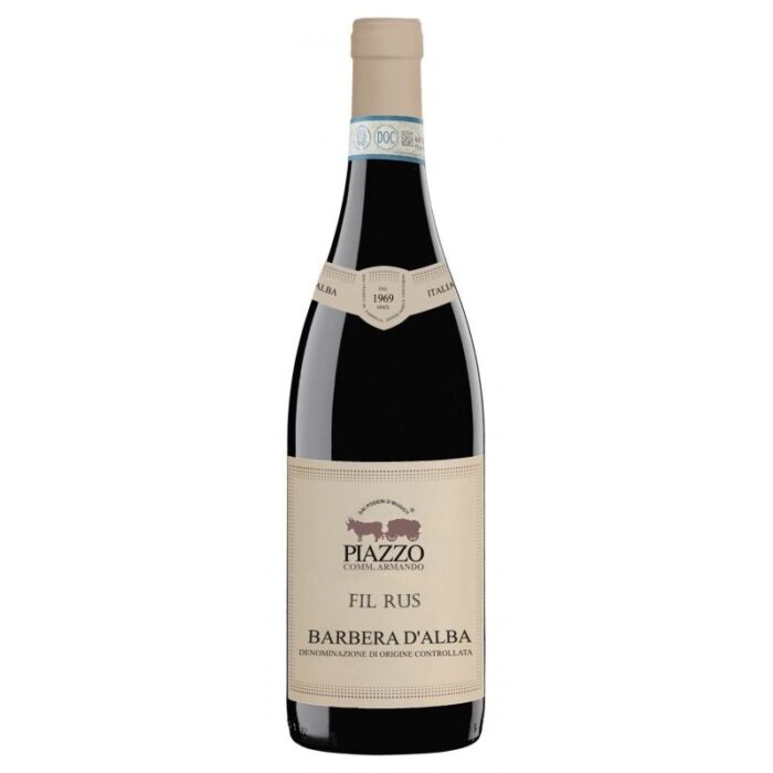 Armando Piazzo, Barbera d'Alba Fil Rus 2022, 750 ml