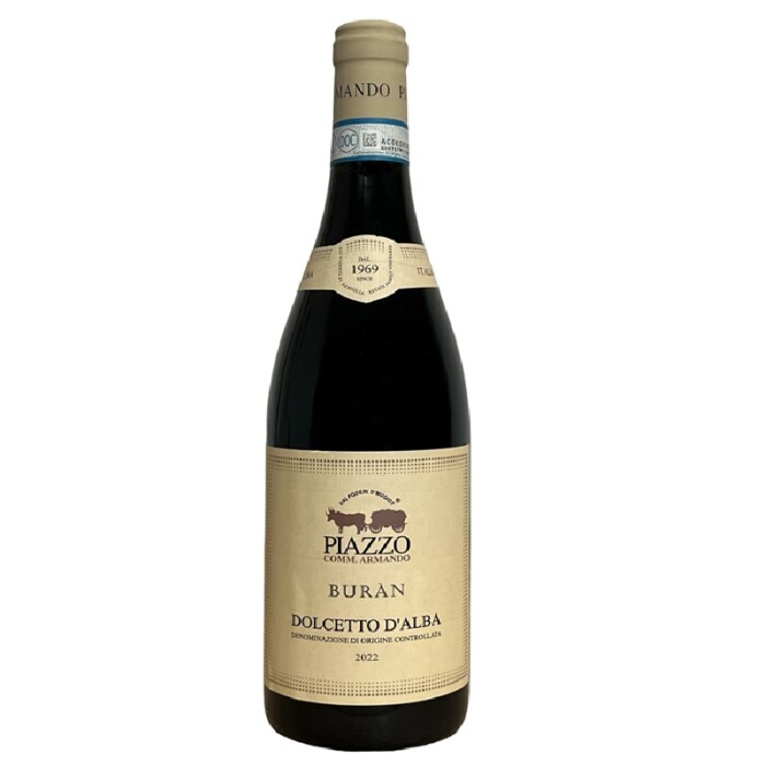 Armando Piazzo, Dolcetto d'Alba Buràn 2022, 750 ml