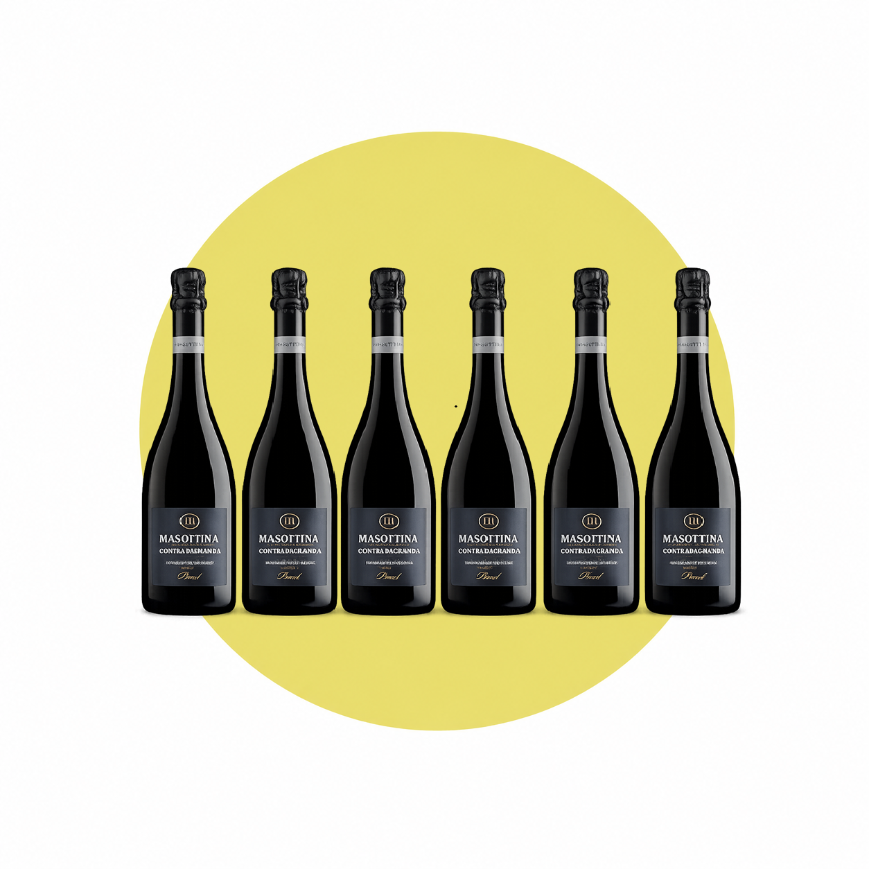 Masottina, Prosecco Superiore – Conegliano Valdobbiadene ContradaGranda Brut, 750 ml – Box 6 Bottiglie