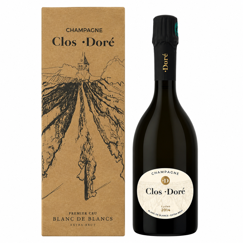 Monmarthe, Clos ·Doré Blanc de Blancs Extra brut 1er Cru 2014, 750 ml