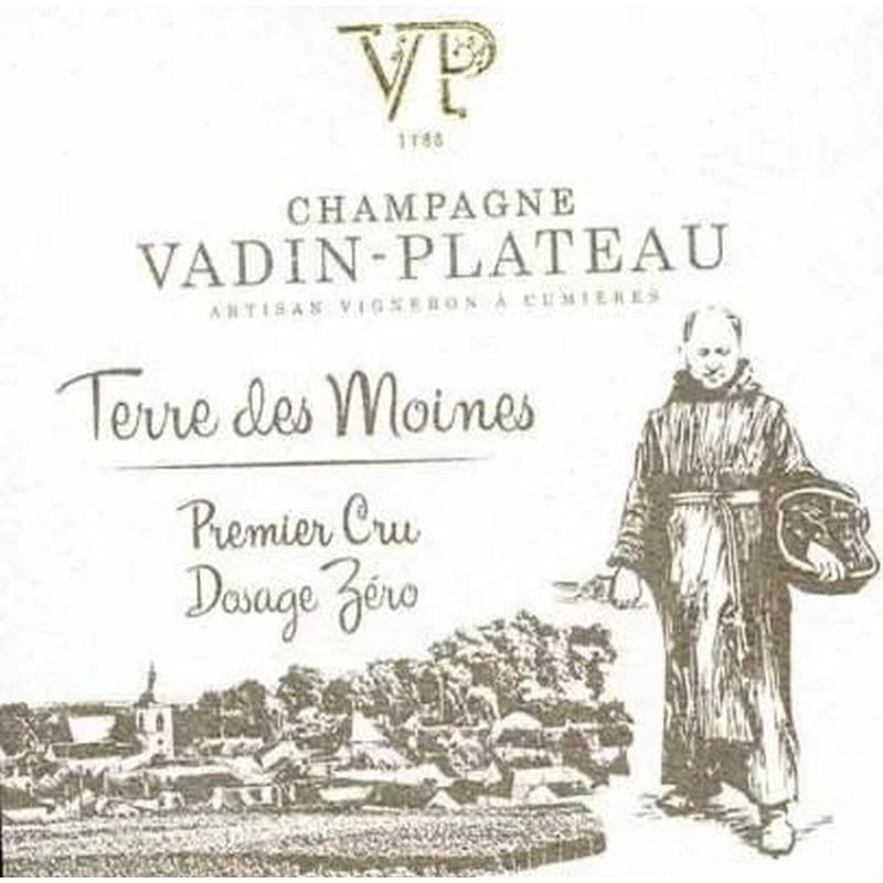 Vadin-Plateau, Terre des Moines Brut nature 1er Cru, 750 ml - immagine 2